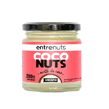 ACEITE DE COCO VIRGEN SIN TACC 200CC ENTRENUTS