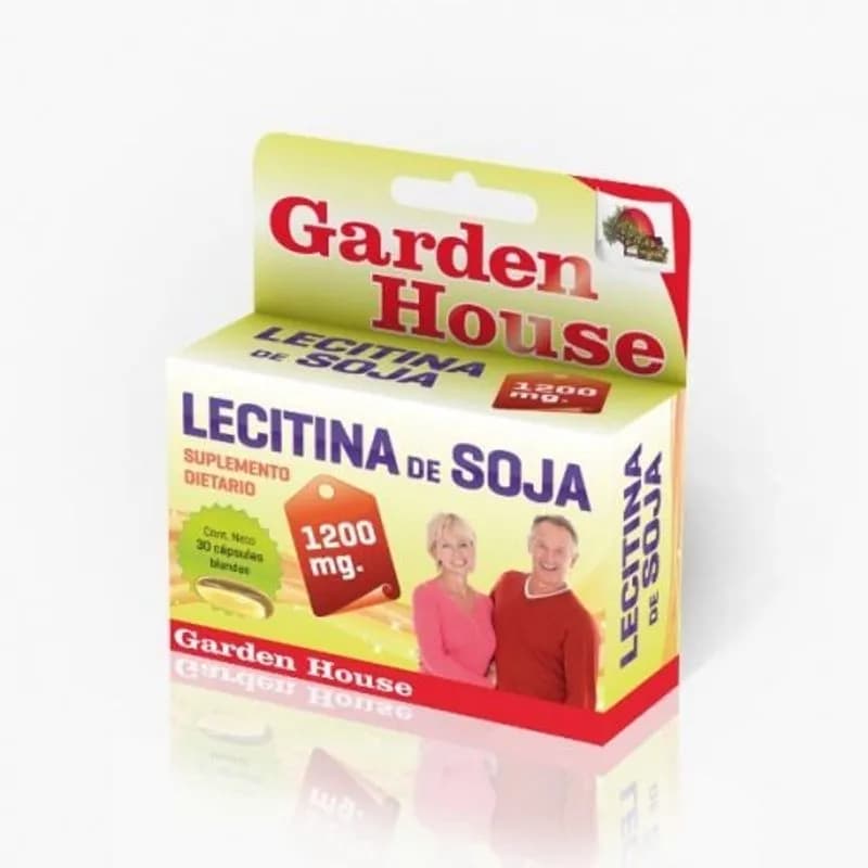 LECITINA DE SOJA 1200MG 30CAP GARDEN HOUSE