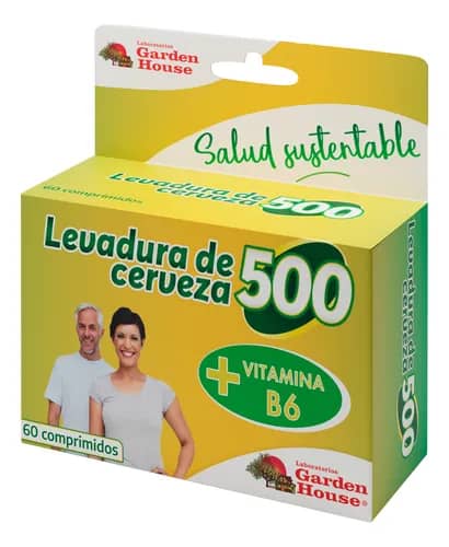LEVADURA DE CERVEZA 500MG 60COMP GARDEN HOUSE