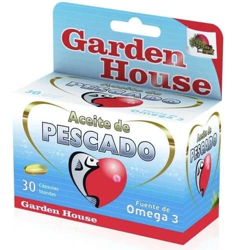 ACEITE DE PESCADO 20CAP GARDEN HOUSE
