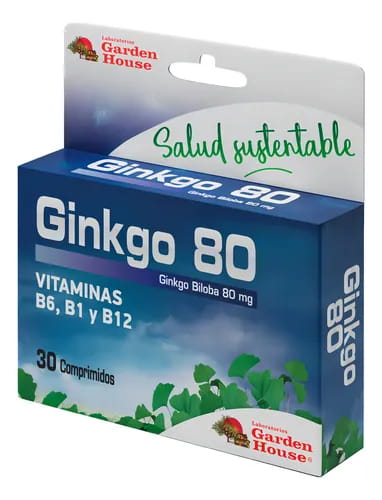 GINKGO BILOBA 80 30COMP GARDEN HOUSE