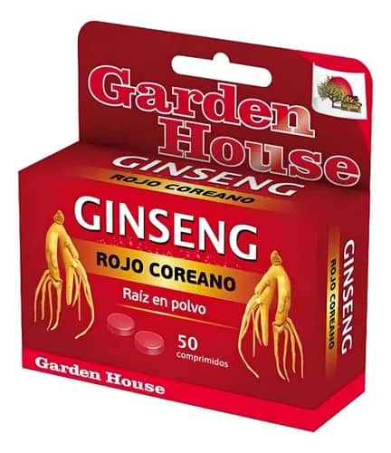 GINSENG ROJO COREANO 50COMP GARDEN HOUSE