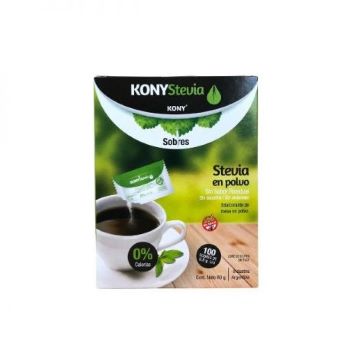 STEVIA POLVO SOBRES 100UND KONY