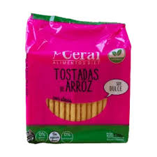 TOSTADAS DE ARROZ DULCES 120GR CERAL