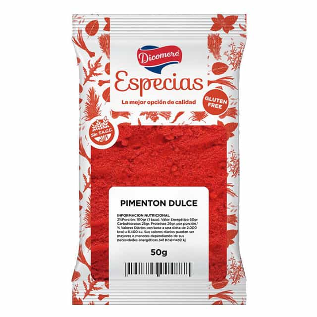 PIMENTON DULCE SIN TACC 50GR DICOMERE
