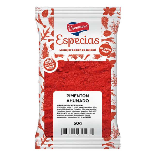 PIMENTON AHUMADO SIN TACC 50GR DICOMERE