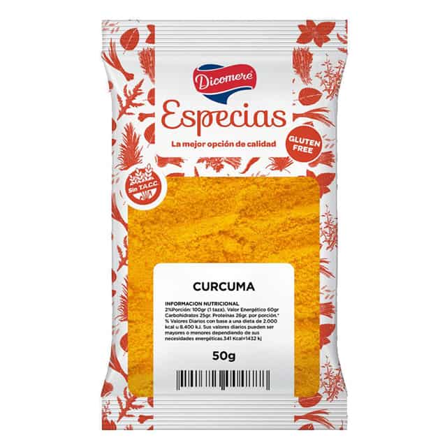 CURCUMA SIN TACC 50GR DICOMERE