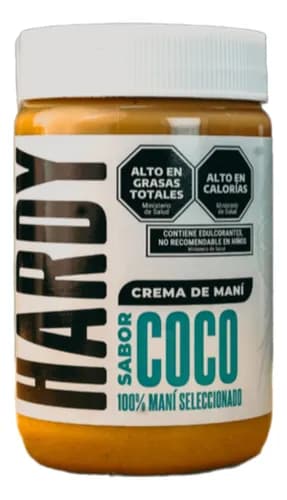 CREMA DE MANI COCO 380GR HARDY