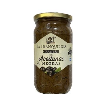 PASTA DE ACEITUNAS NEGRAS 330GR LA TRANQUILINA