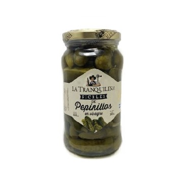 PICKLES DE PEPINILLOS EN VINAGRE 330GR LA TRANQUILINA