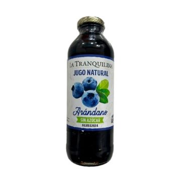 JUGO DE ARANDANO NATURAL SIN AZUCAR 500ML LA TRANQUILINA