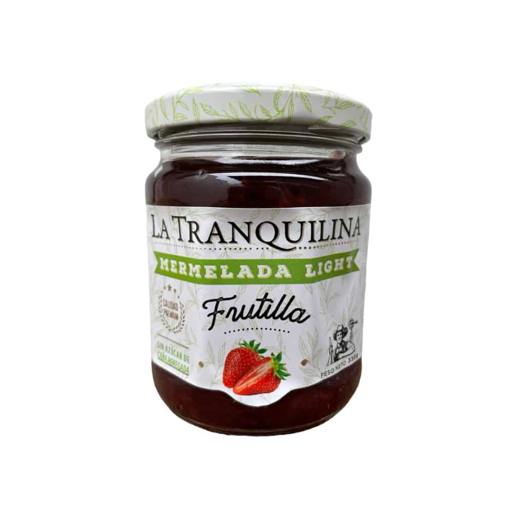 MERMELADA FRUTILLA Y AZUCAR ORG 400GR LA TRANQUILINA