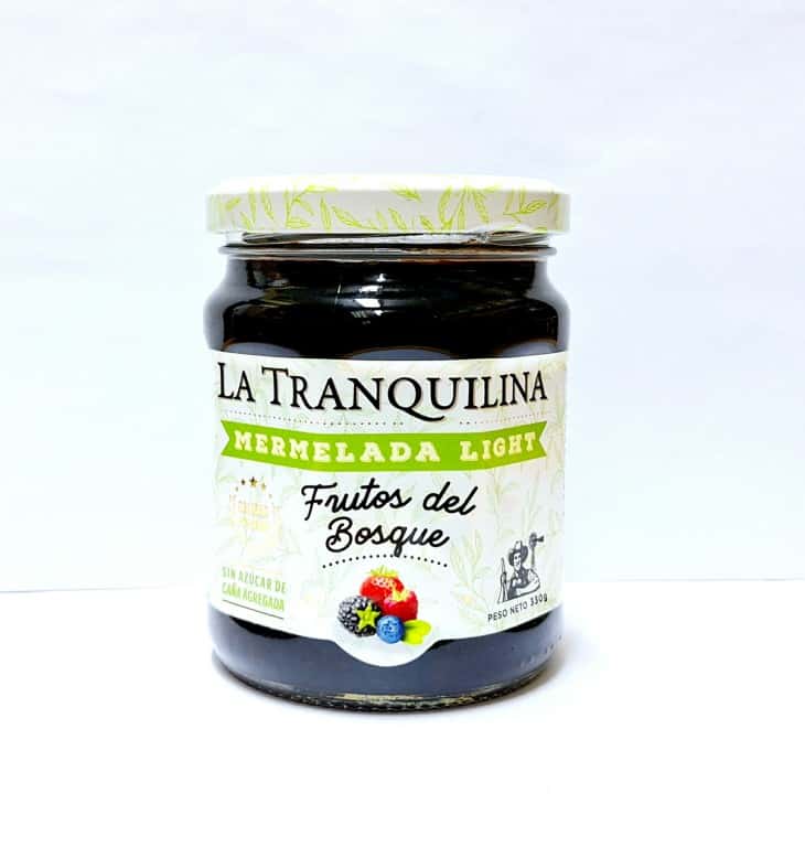 MERMELADA FRUTOS DEL BOSQUE Y AZUCAR ORG 400GR LA TRANQUILINA