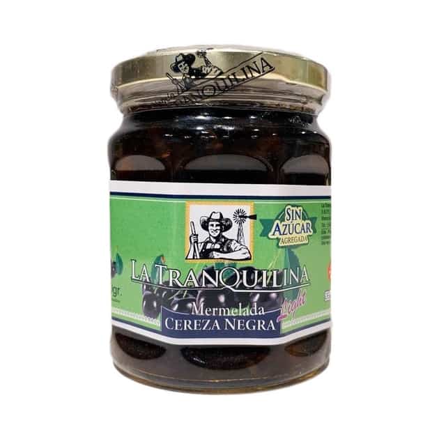 MERMELADA LIGHT CEREZA NEGRA SIN AZUCAR 330GR LA TRANQUILINA