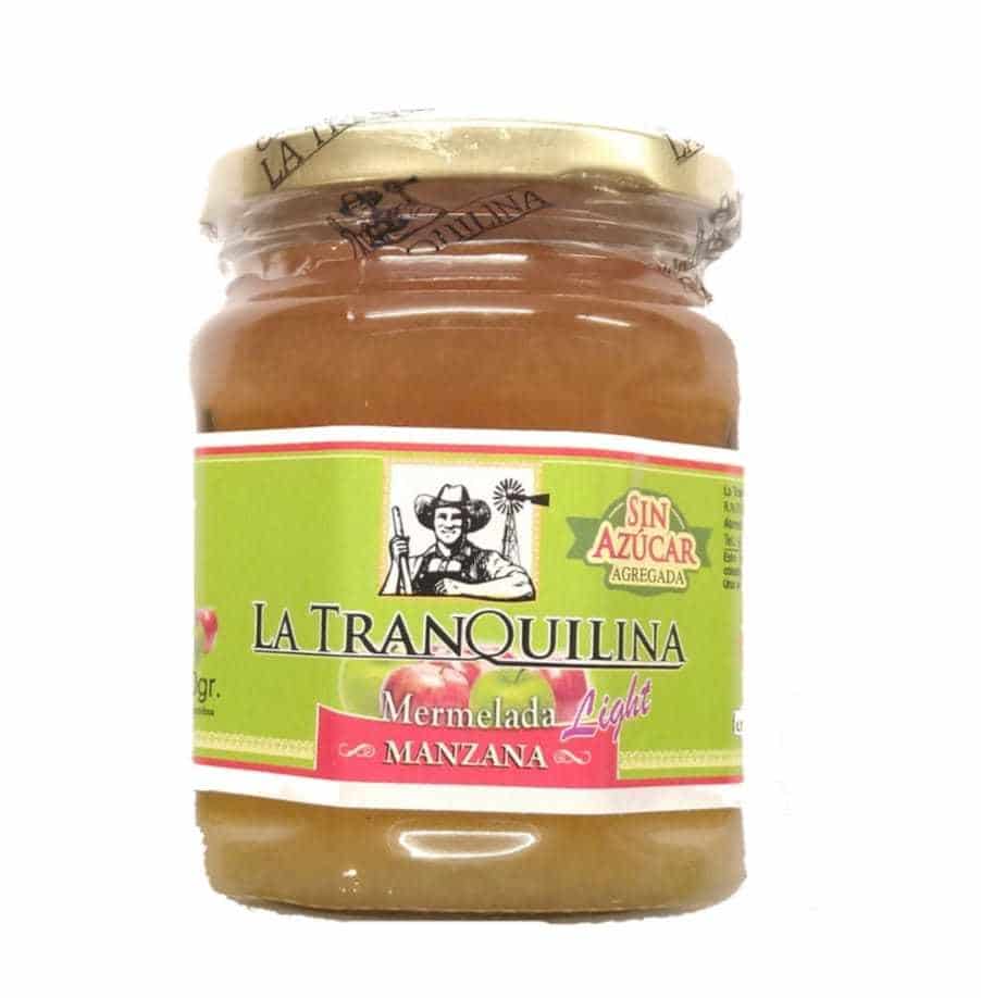 MERMELADA LIGHT MANZANA SIN AZUCAR 330GR LA TRANQUILINA