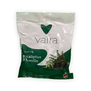 CARAMELOS DUROS EUCALIPTO Y TOMILLO SIN TACC 80GR VAIRA