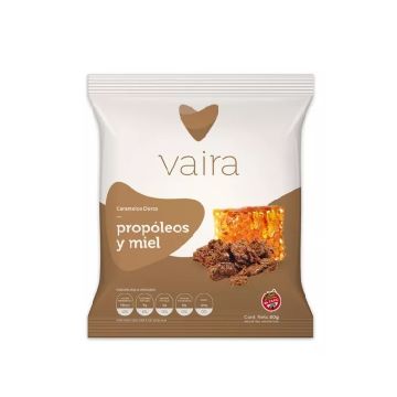 CARAMELOS DUROS PROPOLEO Y MIEL SIN TACC 80GR VAIRA