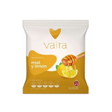 CARAMELOS DUROS MIEL Y LIMON SIN TACC 80GR VAIRA