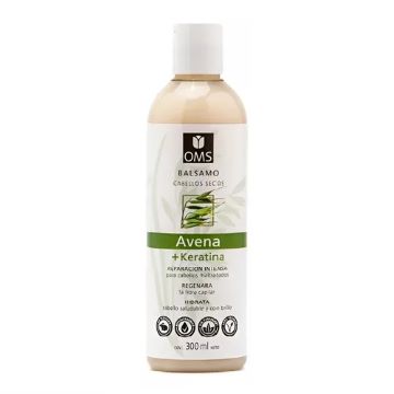 BALSAMO CABELLO SECO AVENA + KERATINA 300ML OMS
