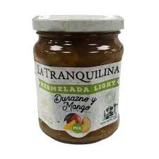 MERMELADA LIGHT DURAZNO MANGO SIN AZUCAR 330GR LA TRANQUILINA