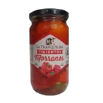 PIMIENTOS MORRONES 330GR LA TRANQUILINA