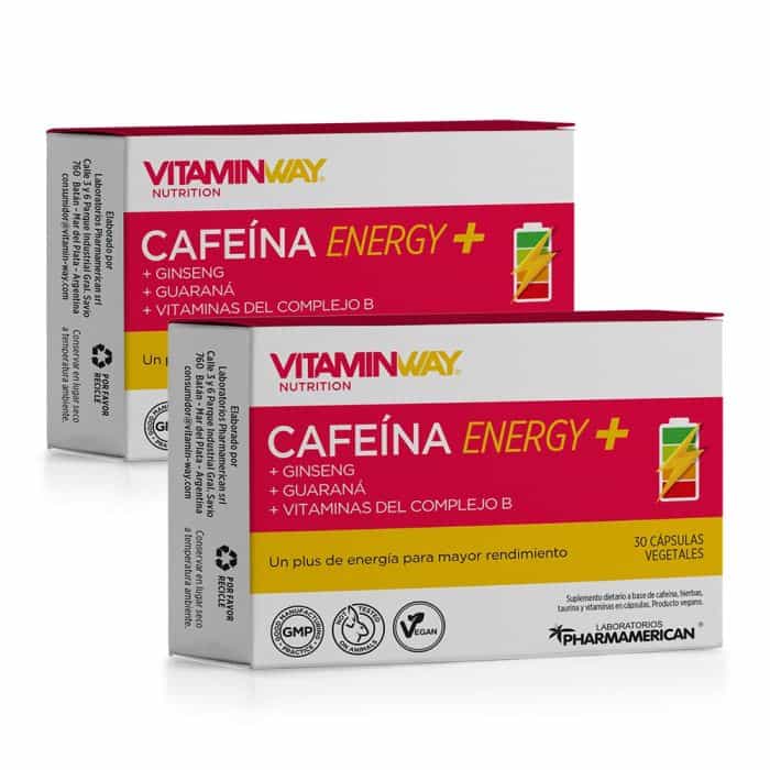 **PROMO JULIO 50%** CAFEINA ENERGY X 30CAP VITAMIN WAY