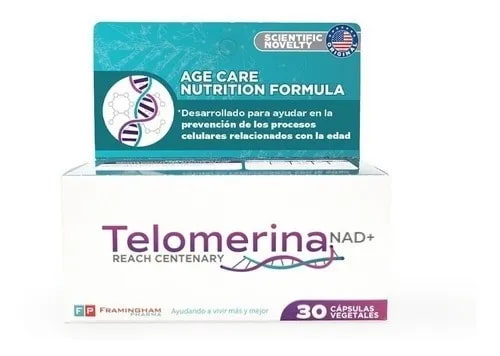 TELOMERINA NAD+ 30CAP FRAMINGHAM