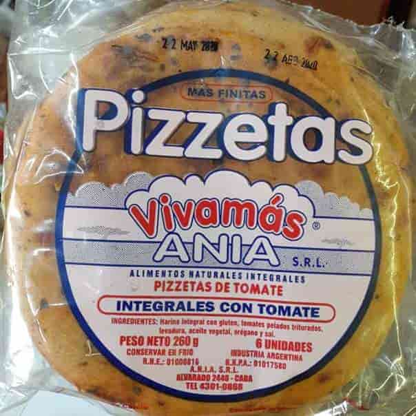PIZZETAS INTEGRAL S/SAL X6 UNI ANIA