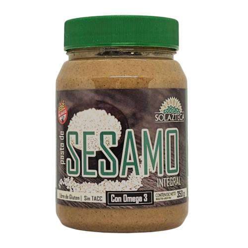 PASTA DE SESAMO INTEGRAL 350GR SOL AZTECA