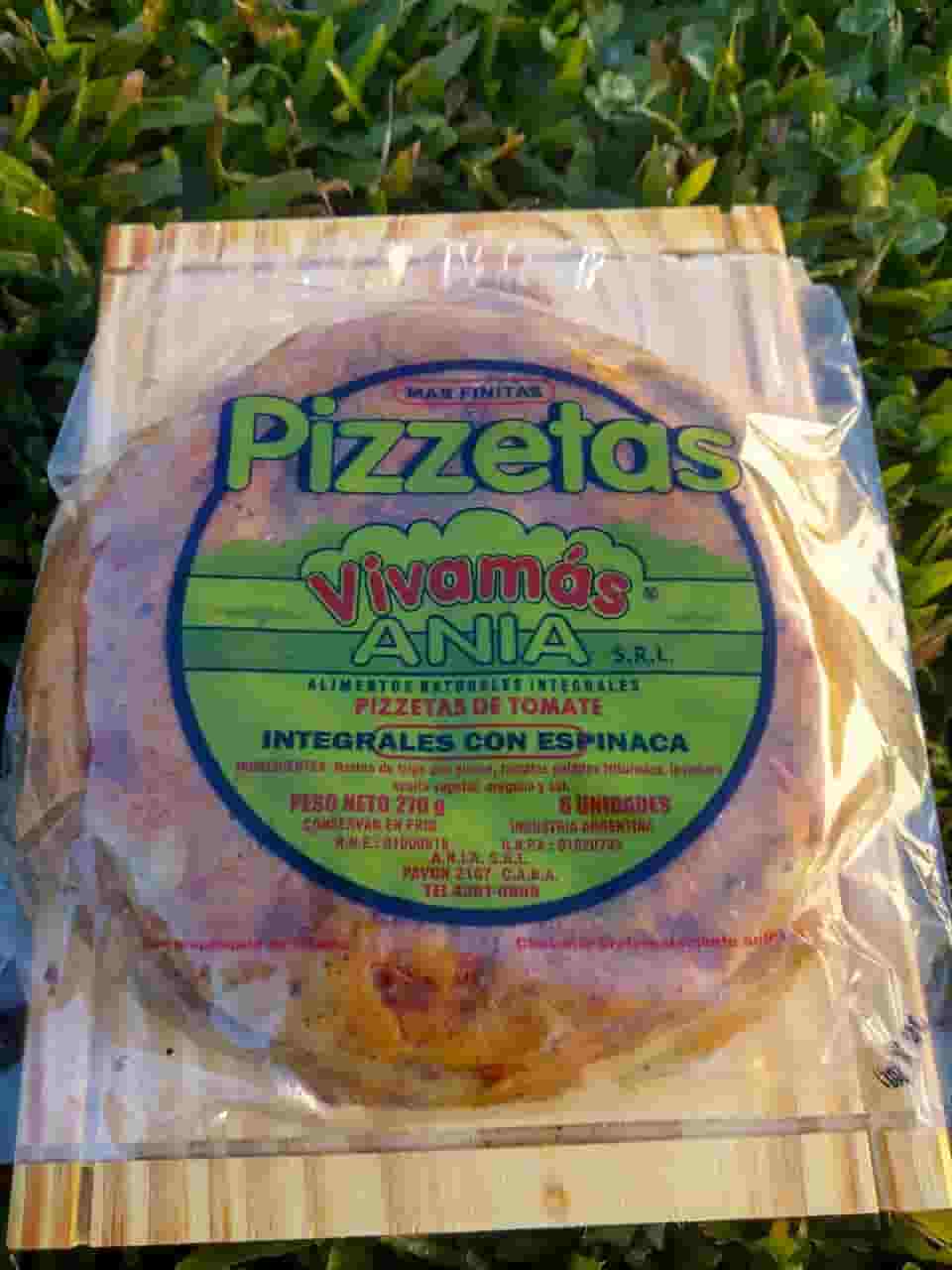 PIZZETAS INTEGRAL C/ESPINACA X6UNI ANIA