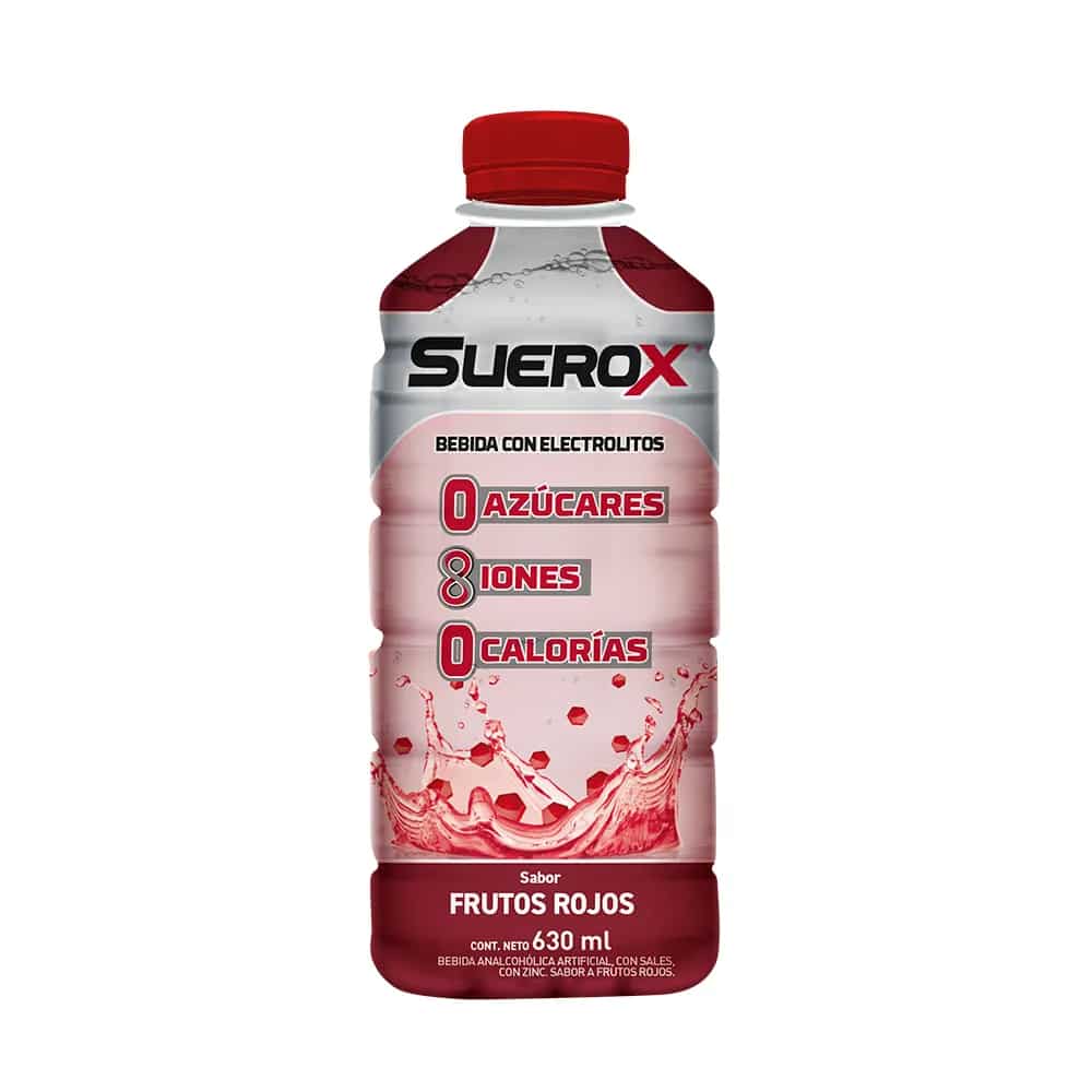 BEBIDA SUEROX SABOR FRUTOS ROJOS X630ML
