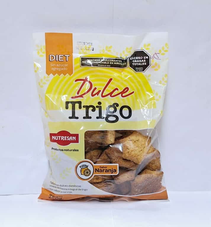 GALLETITAS DULCE TRIGO SABOR NARANJA S/A X250GR NUTRESAN
