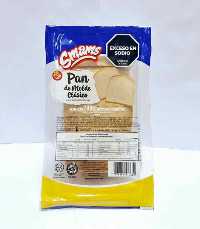 PAN DE MOLDE SIN TACC 200GR SMAMS