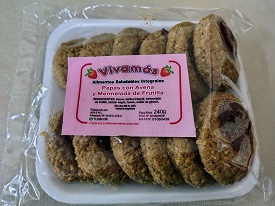 PEPAS DE AVENA Y FRUTILLA X12 VIVAMAS