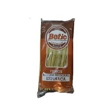 FIDEOS INTEGRALES ESPINACA X300G BETIC