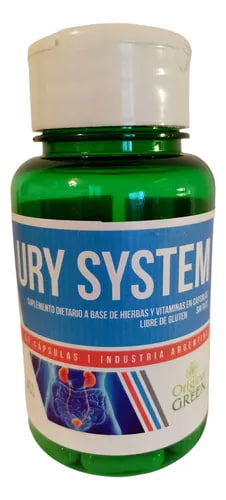 URY SYSTEM (EX VEJICONTROL) 60CAP ORIGINAL GREEN