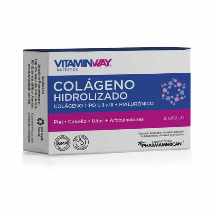 COLAGENO HIDROLIZADO TIPO I,II Y III X30CAP VITAMIN WAY
