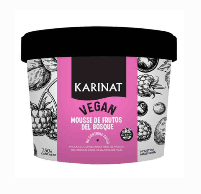 HELADO VEGANO MOUSSE FRUTOS DEL BOSQUE 150GR KARINAT
