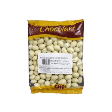 ALMENDRAS CON COBERTURA BLANCA 500GR CHOCOLART