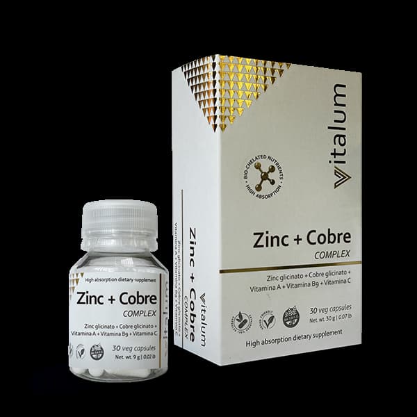 ZINC + COBRE COMPLEX 30CAP VITALUM