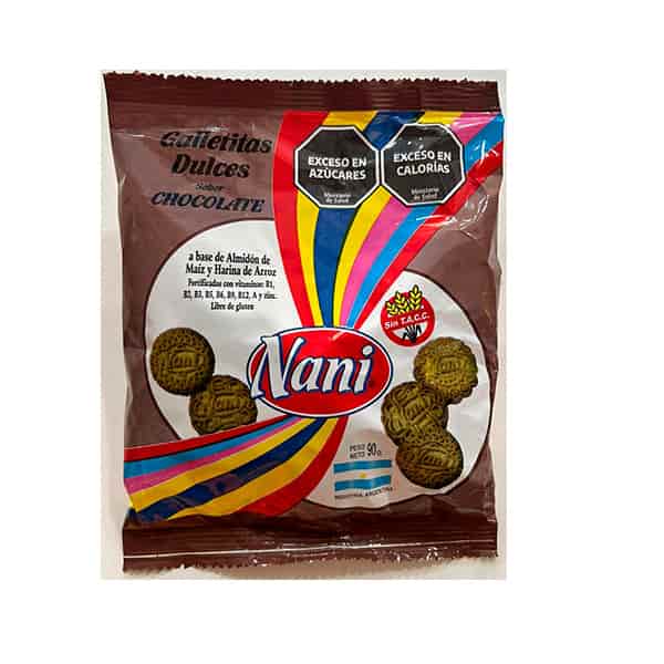 GALLETITAS FORTIF. CHOCOLATE  X90GMS NANI