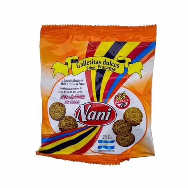 GALLETITAS FORTIF. NARANJA  X90GMS NANI