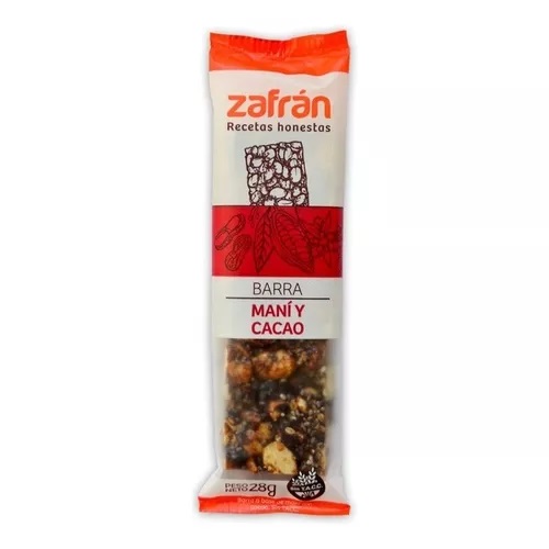 BARRA MANI Y CACAO DISPLAY 12U. 28G ZAFRAN