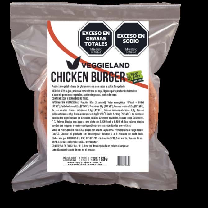 CHICKEN BURGER 2UNI VEGGIELAND