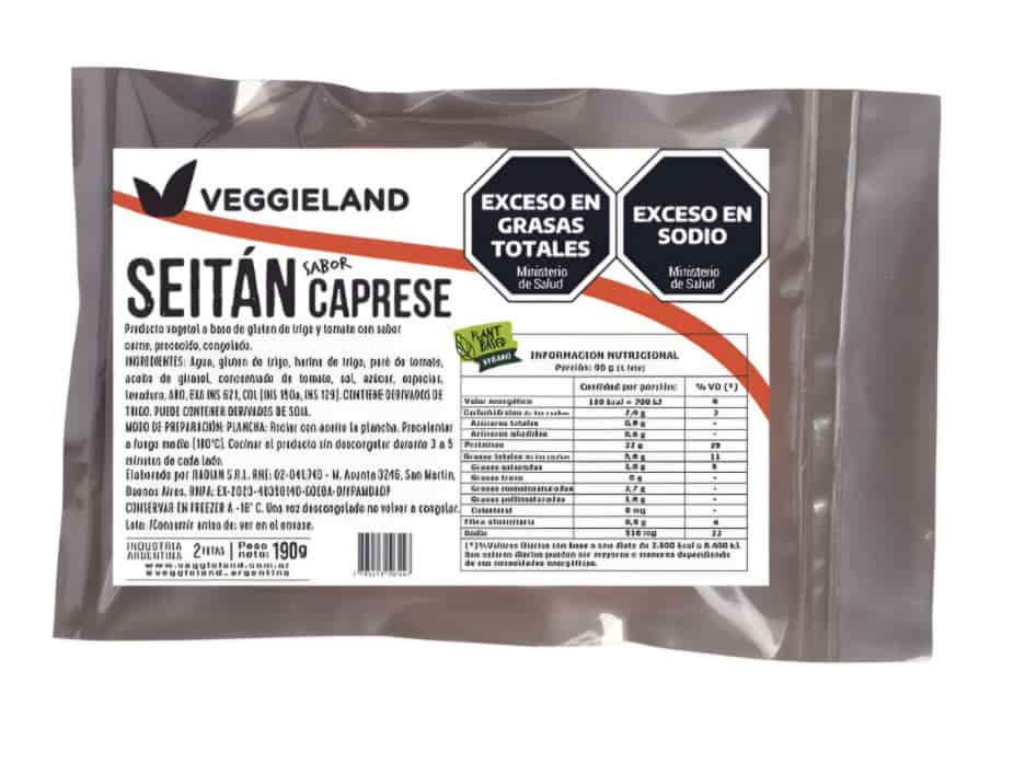 SEITAN CAPRESE 190GR VEGGIELAND