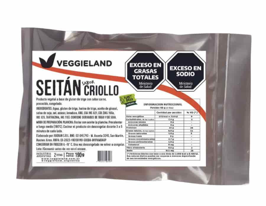 SEITAN CRIOLLO 190GR VEGGIELAND