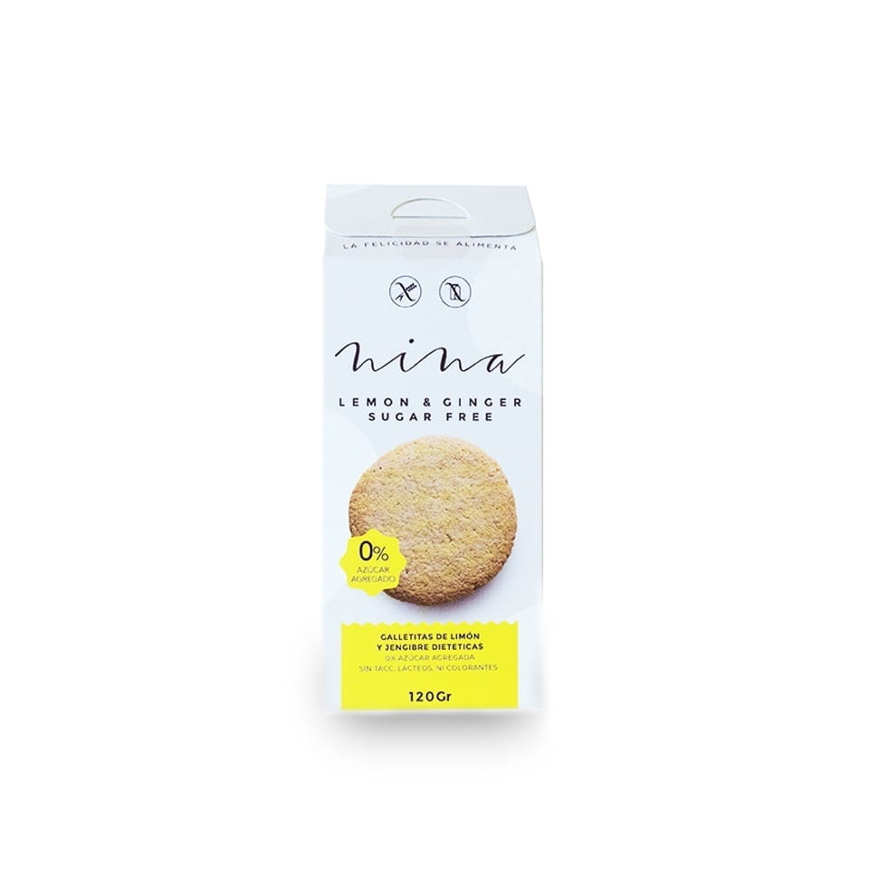 GALLETAS LEMON Y GINGER X120GR NINA