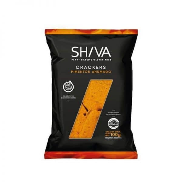 CRACKERS PIMENTON AHUMADO SIN TACC 100GR SHIVA