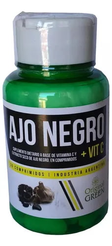 AJO NEGRO + VIT. C 30COMP ORIGINAL GREEN