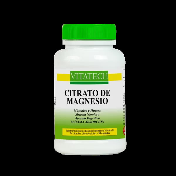 CITRATO DE MAGNESIO 30CAP VITA TECH
